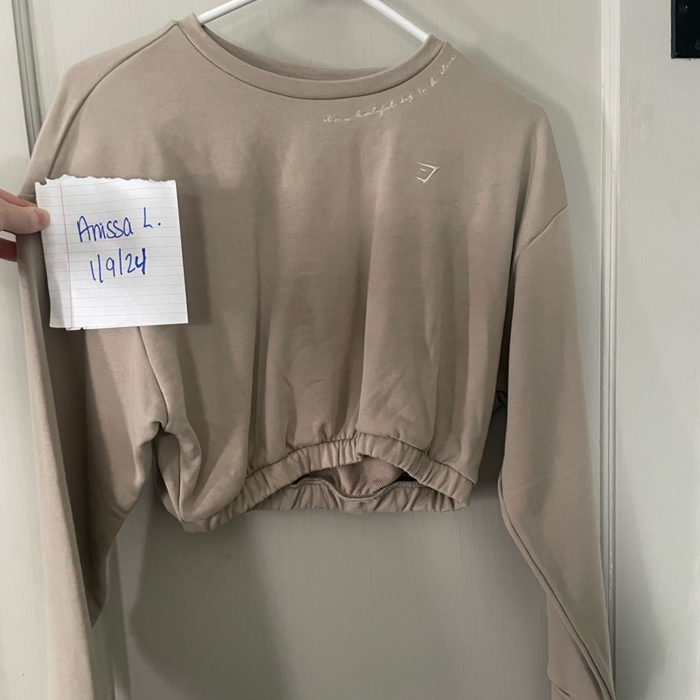 Gymshark x Whitney Simmons cropped sweater